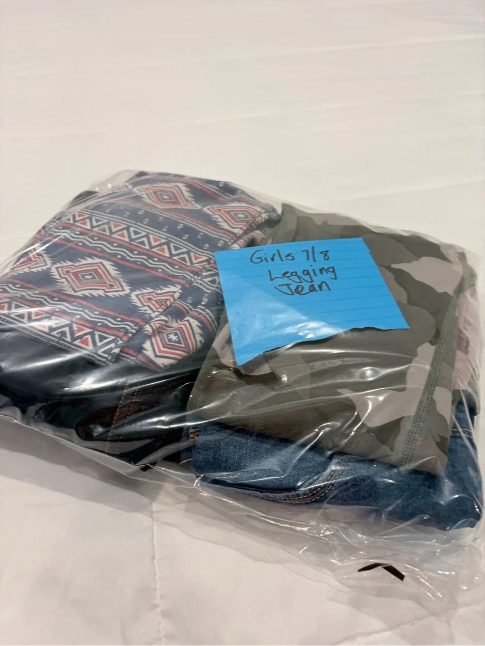 Old Navy Kids Mix - Blue Denim, Black, Camo & Patterned Leggings